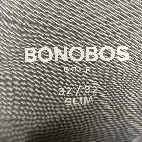 Bonobos Golf Performance Link 5 Pocket Slim Pants Gray Mens 32x32 Fit (34x30) - Picture 11 of 12